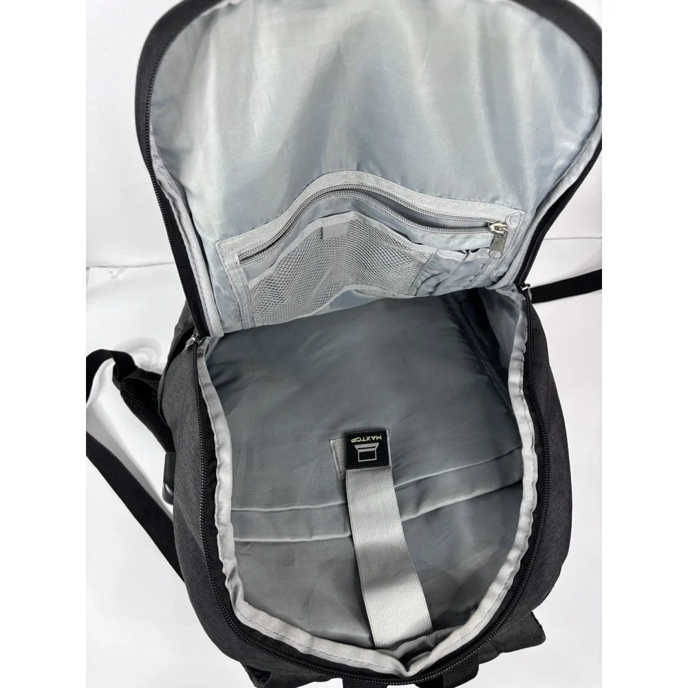MAXTOP Deep Storage Laptop Backpack with USB Charging Port Water Resistant